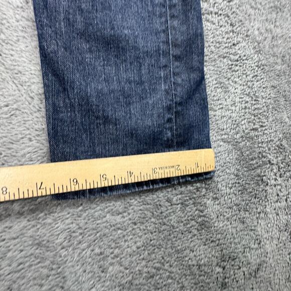 Y2K levis Jeans Mens 32x30 Low Rise Stone Rinse Adjustable Waist Flap Accent - Picture 7 of 11